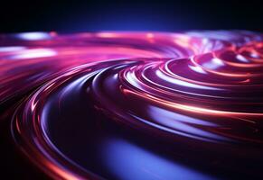Ai Generated Neon illuminated futuristic backdrop realistic image, ultra hd, high design very detailed photo