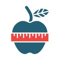 Diet Vector Glyph Two Color Icon For Personal And Commercial Use.