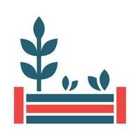 Garden Vector Glyph Two Color Icon For Personal And Commercial Use.