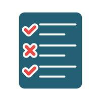 Guidelines Vector Glyph Two Color Icon For Personal And Commercial Use.