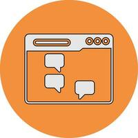 Group Chat Vector Icon