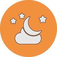 Moon Vector Icon