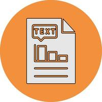 Text Vector Icon