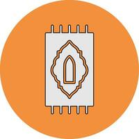 Prayer Rug Vector Icon