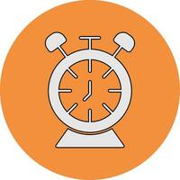 Desk Clock Vector Icon