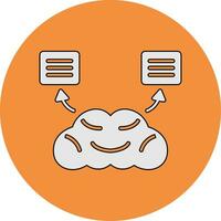 natural idioma Procesando vector icono