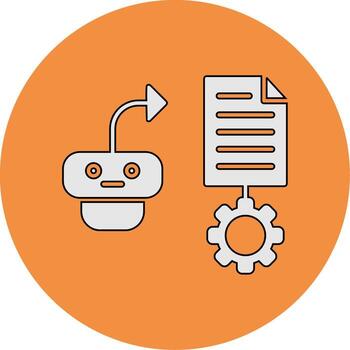 natural idioma Procesando vector icono