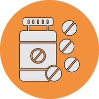 Aspirin Vector Icon