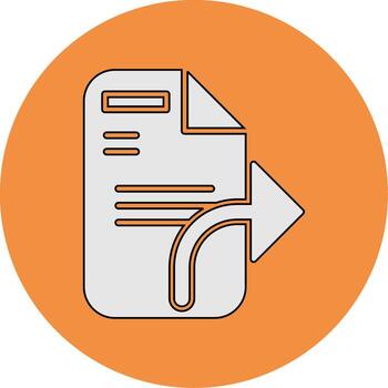 Send File Vector Icon