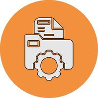 Folder Management Vector Icon