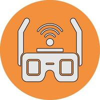 Smart Glasses Vector Icon