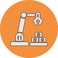 Robotic Arm Vector Icon