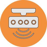 Motion Sensor Vector Icon