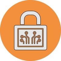 icono de vector de bloqueo