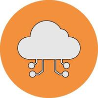 Cloud Computing Vector Icon