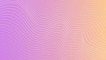 Modern colorful gradient background with wavy lines vector