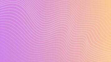 Modern colorful gradient background with wavy lines vector