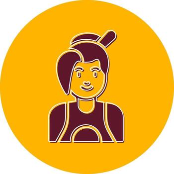 icono de vector de mujer