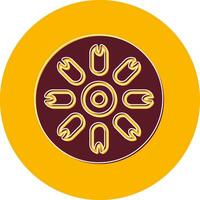 Centric Diatom Vector Icon