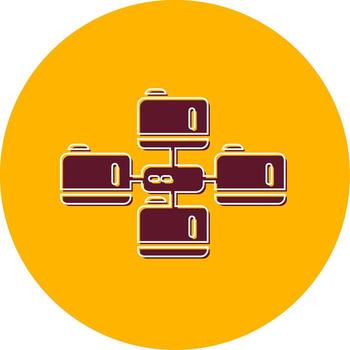 icono de vector de base de datos