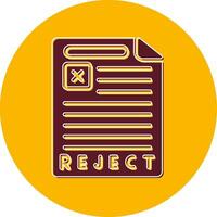 Reject Vector Icon