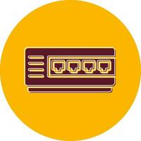 Network Hub Vector Icon