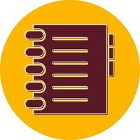 Notebook Vector Icon