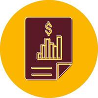 Financial Report Vector Icon