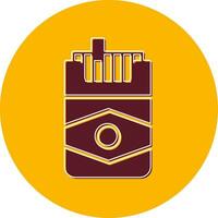 icono de vector de cigarrillos