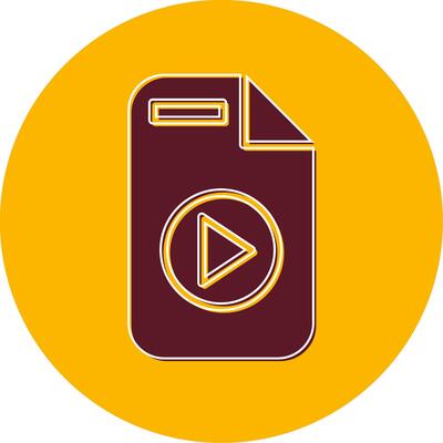 Video File Vector Icon