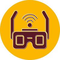 Smart Glasses Vector Icon