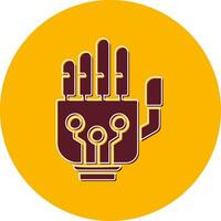 Robotic Hand Vector Icon