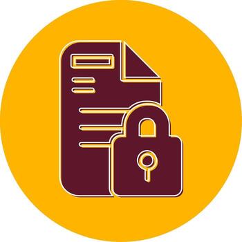 Secure Folder Vector Icon