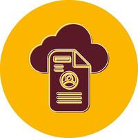 Cloud Data Vector Icon