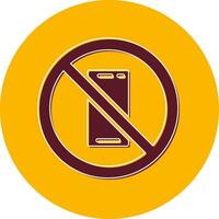 No Phone Vector Icon