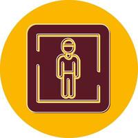 Male Toilet Sign Vector Icon