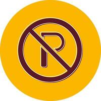 No Parking Vector Icon