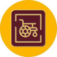 Wheelchair Sign Vector Icon