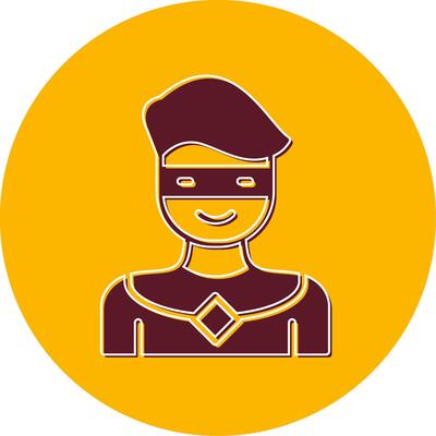 Superhero Vector Icon