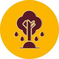 icono de vector de árbol