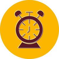 icono de vector de reloj de escritorio