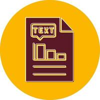 Text Vector Icon