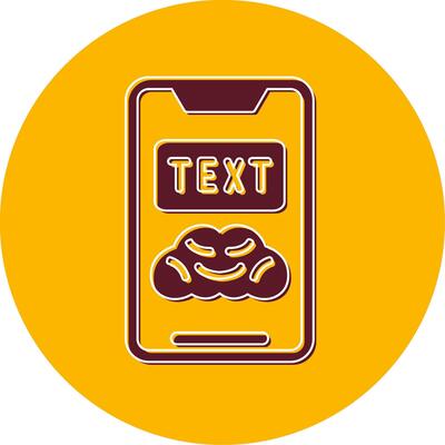 Text Vector Icon