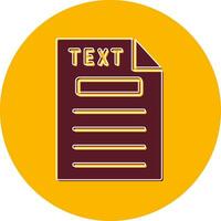 Text Vector Icon