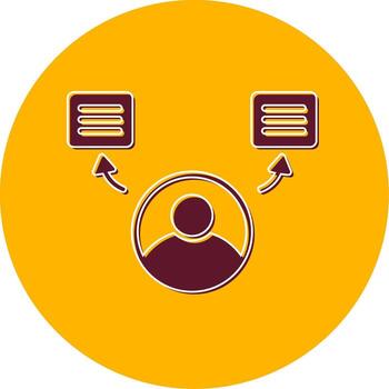 natural idioma Procesando vector icono