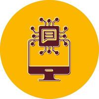 Artificial Intelligence Vector Icon