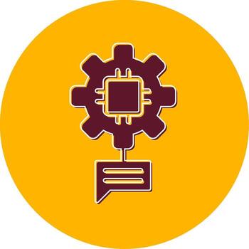 Natural Language Processing Vector Icon