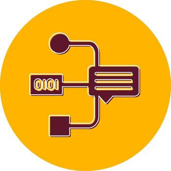 natural idioma Procesando vector icono