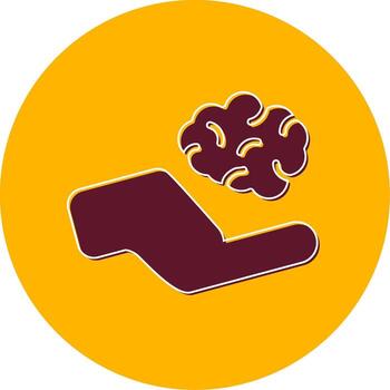 icono de vector de cerebro