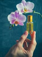 Arabic oil perfume. photo